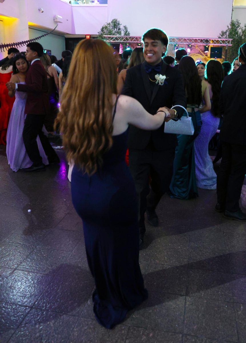 Students dance the night away at the Natural History Museum in Balboa Park